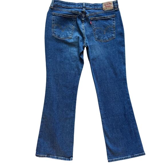 VTG Levis 518 Superlow Boot cut Jeans Women's Sz 13 Jr S Blue Vintage Retro Y2K - Picture 13 of 16